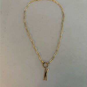 Gold Initial Necklace